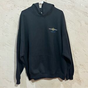 Walmart Logo Black Hoodie Customer Service Specialist Sam Walton quote size 2XL